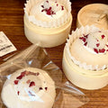 Dessert-Rose Lychee Mochi Squishy (with bamboo steamer)