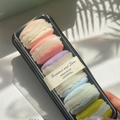 6pcs Orange Macaron Squishy Gift Box Stress Relief Toy