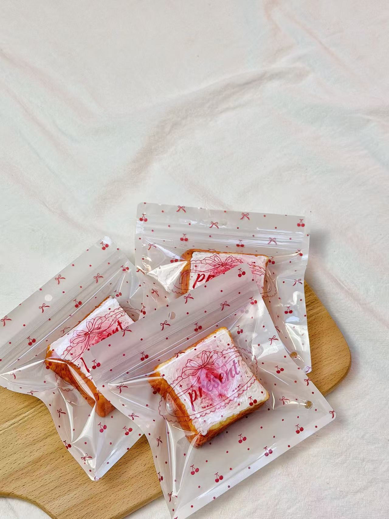 Bread-Pink Toast Series Squishy