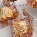 Bread-Ice Cream Giant Toast Squishy – Ultra-Soft Sweet Potato Texture, Handmade Realistic Dessert Sensory Collectible 🍞🍦✨