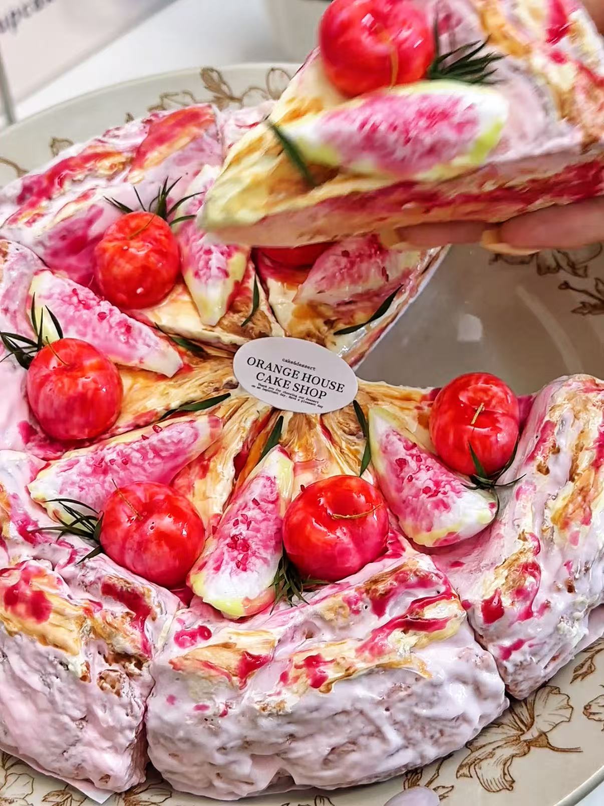 Cake-Cherry Fig Basque Squishy (1 pc)